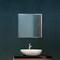 Fab Glass And Mirror Wall Mounted 18in x18in Frameless Square Mirror | 1in Beveled Edge Mirror with Hooks for Bathroom W MSQ18BE6MM - alternate 7