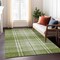 Homeroots 5' X 8' Green Black And Ivory Plaid Washable Indoor Outdoor Area Rug 596334 - alternate 9