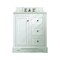 James Martin Vanities De Soto 30" Single Vanity, Bright White, w/ 3 CM Siberian Silestone Top 825-V30-BW-3SFR - alternate 1
