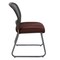 Office Star ProGrid Titanium & Black Visitors Chair, Sled Base, Icon Red 86725R-227 - alternate 4
