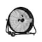 Edendirect 24 inch 3 Speeds Industrial Drum Fan in Black with 1 3 HP PSC Motor and 360 degree Adjustable Tilt ZR-FGD-24T-Black - alternate 3