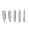 Drill America Annular Cutter Set 5 Pieces 2 Inch Depth of Cut DWC5-530-502 - alternate 10