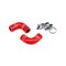 Hps Performance High Temp Reinforced Silicone Oil Cooler Coolant Elbow Hose Kit, Red,  57-2068-RED - alternate 1