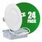 Qplus 4-Inch Slim-Panel Recessed Light White, 5000K Warm White, 24PK 21104606-24 - alternate 1