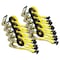Mytee Products 2in x 27ft Ratchet Strap w/ Flat Hook Wide Handle, Trailer Tie Down - Yellow, 10PK RS227x10 - alternate 9