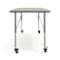 Flash Furniture Wren 60 in x 24 in Adjustable Height Activity Table, Thermal Laminate Top, Standard Legs, Light Gray XU-A2460-REC-LTGRY-T-P-CAS-GG - alternate 9