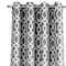 Homeroots 84" Gray Trellis Black Out Window Curtain Panel 473332 - alternate 5