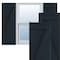 Ekena Millwork True Fit PVC Four Board Joined Board-n-Batten Shutters w/Z-Bar, Starless Night Blue, 21 1/2Wx45H, PR TFP102BBF21X045OB - alternate 1