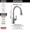 Delta Broderick: Touch2O Technology Kitchen Faucet with Touchless Technology 9190TL-KS-DST - alternate 5