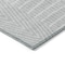 Homeroots 10' X 14' Silver And Ivory Geometric Washable Indoor Outdoor Area Rug 596973 - alternate 8