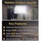 Iq America Dynamic Tracking Battery Powered Motion Security Light - 1500 Lumens Outdoor LED, Black IBT-2415-BK - alternate 10