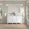James Martin Vanities Lorelai 60" Double Vanity, Bright White, w/ 3 CM Siberian Silestone Top 424-V60D-BW-3SFR - alternate 8