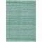 Homeroots 3' X 5' Turquoise And Aqua Striped Washable Indoor Outdoor Area Rug 615380 - alternate 9