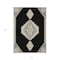 Homeroots 3' X 5' Black Gold And Gray Oriental Washable Indoor Outdoor Area Rug 598382 - alternate 9