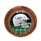 Picnic Time Family Of Brands NFL Miami Dolphins - Barista Serving Tray with Glass Insert 907-09-511-174-2 - alternate 1