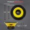 Pyle 6.5 Inch Mid Bass Woofer Sound Speaker System, Yellow PLG64 - alternate 11