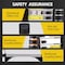 Edendirect 13.5 ft. Aluminum Extension Ladder with 360deg Rotatable Stabilizer Bar and Non-slip Feet, 300 lbs. IR-W2717P256991 - alternate 16