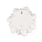 Homeroots 6" Off White Ceramic Flower Hanging Dimensional Sculpture 401281 - alternate 7
