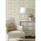 Sirpi Vittoria White Floral Wallpaper 4058-24844 - alternate 3