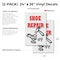Signmission Shoe Repair, Vinyl Decals Only 24 Inch x 36 Inch, Vinyl Decal, 2PK DSB-2436-2PACK-Shoe Repair - alternate 2