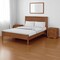 Homeroots Three Piece Walnut Solid Wood Bedroom Set 523672 - alternate 10