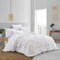 Homeroots White Queen Polyester 180 Thread Count Washable Down Comforter Set 528936 - alternate 8