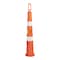 Jrex Safety 42 in Orange Channelizer Cone with (4) 4 in Hi-Intensity Prismatic Sheeting CHO42-JR-4-HI - alternate 1