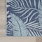 Homeroots 6' X 9' Navy Blue And Ivory Palm Leaf Indoor Outdoor Area Rug 550201 - alternate 9