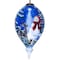 Homeroots Starry Heaven and Snowman Hand Painted Mouth Blown Glass Ornament 477511 - alternate 5
