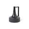 Homeroots 8" Black Ceramic Jug Vase 608594 - alternate 1