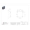 Wiegmann 1/4 Turn Latch Electrical Enclosures, 16 in H, 6 in D, 16 in W, 1, Steel N1C161606WW - alternate 3