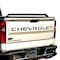 Putco Emblems, CHEVROLET Logo; Tape-On For Tailgate; Black; Stainless 55550BPGM - alternate 1