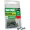 Spax No.6x1/2'' Unidrive, Combo Drive Flat Head Zinc, Interior Multi-Purpose Construction Screw, 50 Ct. 4101010350132 - alternate 6
