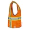 Dome75 Hi-Vis Safety Vest SM/MD Class ANSI/ISEA 107-2020 Class 2 , Zipper 6 Pockets, 2 Mic Tab DV2123 - alternate 9
