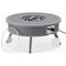 Leisuremod Walbrooke Patio Round Fire Pit and Tank Holder with Slats Design, Grey WGRS-29-24-GL - alternate 10