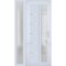 Vdomdoors Front Exterior Prehung FiberGlass Door Frosted Glass / Manux 8088 White Silk / Sidelight Exterior W MANUX8088EXD-WS-W36+14 x H80-LH - alternate 6