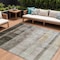 Homeroots 8' X 10' Brown Ombre Washable Non Skid Indoor Outdoor Area Rug 563634 - alternate 1