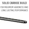 Drill America 1/4" x 6" Carbide Ball Bearing Drill Bit for Hardened Steel and Safes DMOBB1/4X6 - alternate 6
