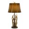 Homeroots 33" Brown Antlers Table Lamp With Brown Drum Shade 524665 - alternate 5