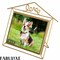 Fabulaxe 9x7" Horizontal Decorative Gold Metal Floating Easel Back Picture Frame QI004845.S - alternate 1