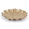 Homeroots 8in Gold Metal Handmade Leaf Trinket Tray 713011 - alternate 1