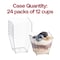 Smarty Had A Party 3.5 oz. Clear Small Square Disposable Plastic Cups (288 Cups), 288PK 2628-CASE - alternate 8