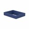 Homeroots 10in Navy Blue Rectangular Wood Handmade Tray 483297 - alternate 8