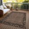 Homeroots 8' X 10' Brown Animal Print Washable Indoor Outdoor Area Rug 607635 - alternate 8