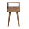 Homeroots 22" Brown Solid Wood One Drawer Nightstand 651884 - alternate 9