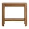 Alaterre Furniture Fluted Solid Wood Console Table 36 in Modern Entryway Table with Storage Shelf AFTBL-028 - alternate 1