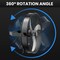 Simple Deluxe 20 Inch High Velocity Wall Mount Fan with Rack, 3 Speed Industrial/Commercial Metal Ventilation Fan HIFANXWALL20RK02 - alternate 10
