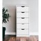 Homeroots 18" White Five Drawer Standard Chest 524961 - alternate 1