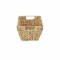 Homeroots 14" Brown Water Hyacinth Basket 399664 - alternate 9