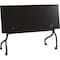 Lorell Rectangle Lorell Espresso/Black Training Table, 23.5 W, 48 L, 29.2 H, Melamine Top, Espresso LLR60732 - alternate 7